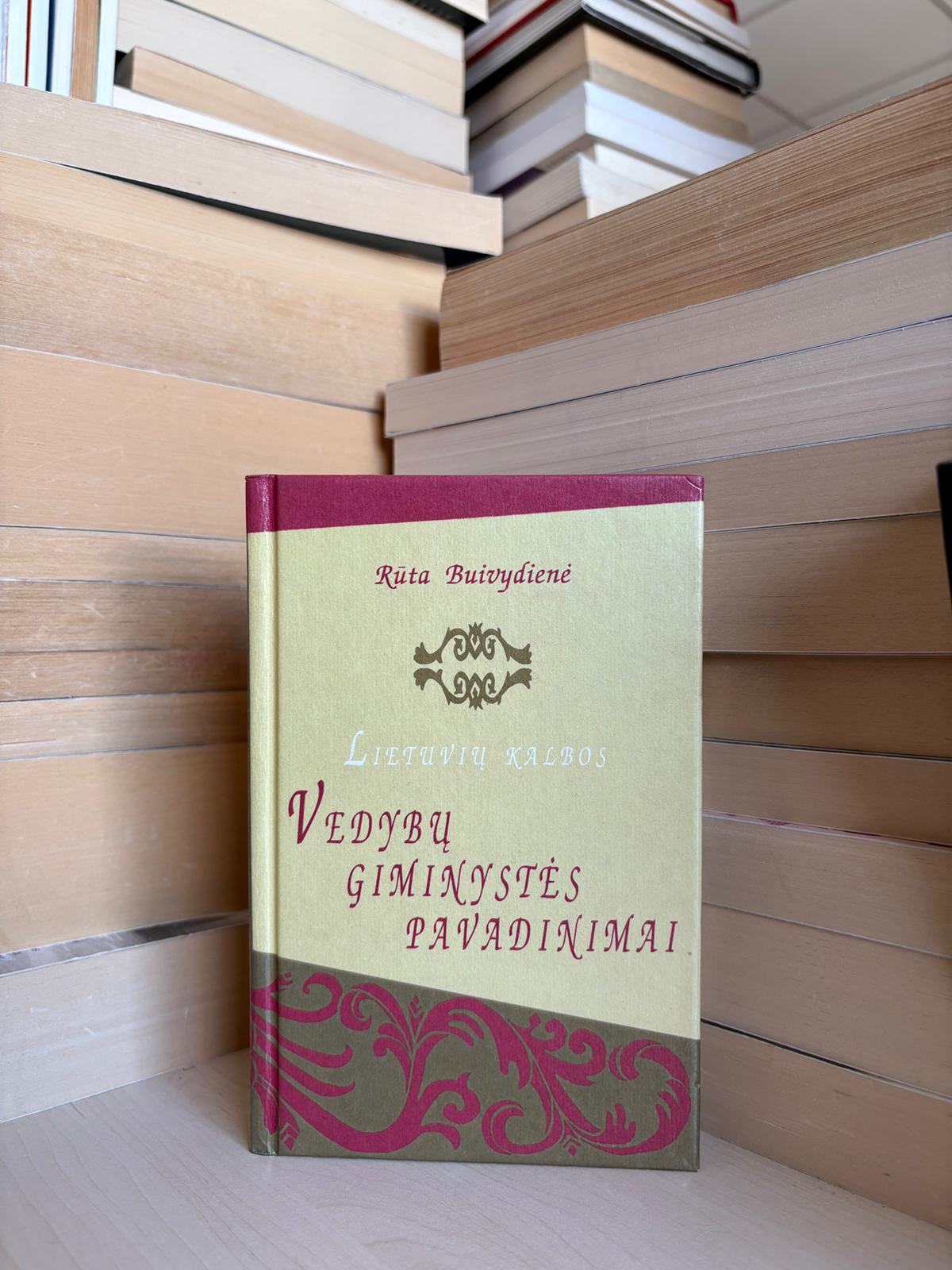 Rūta Buivydienė - ,,Vedybų giminystės pavadinimai"