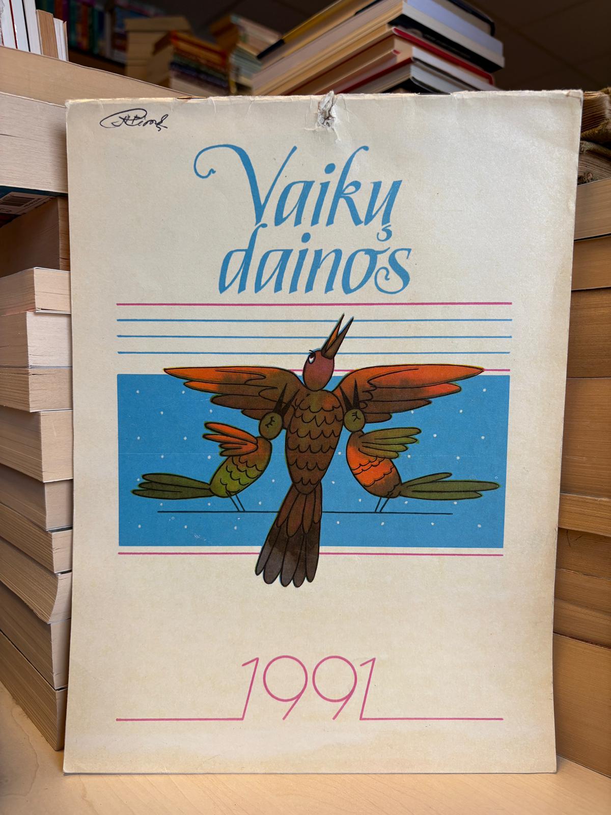 ,,1991 metų kalendorius: vaikų dainos"