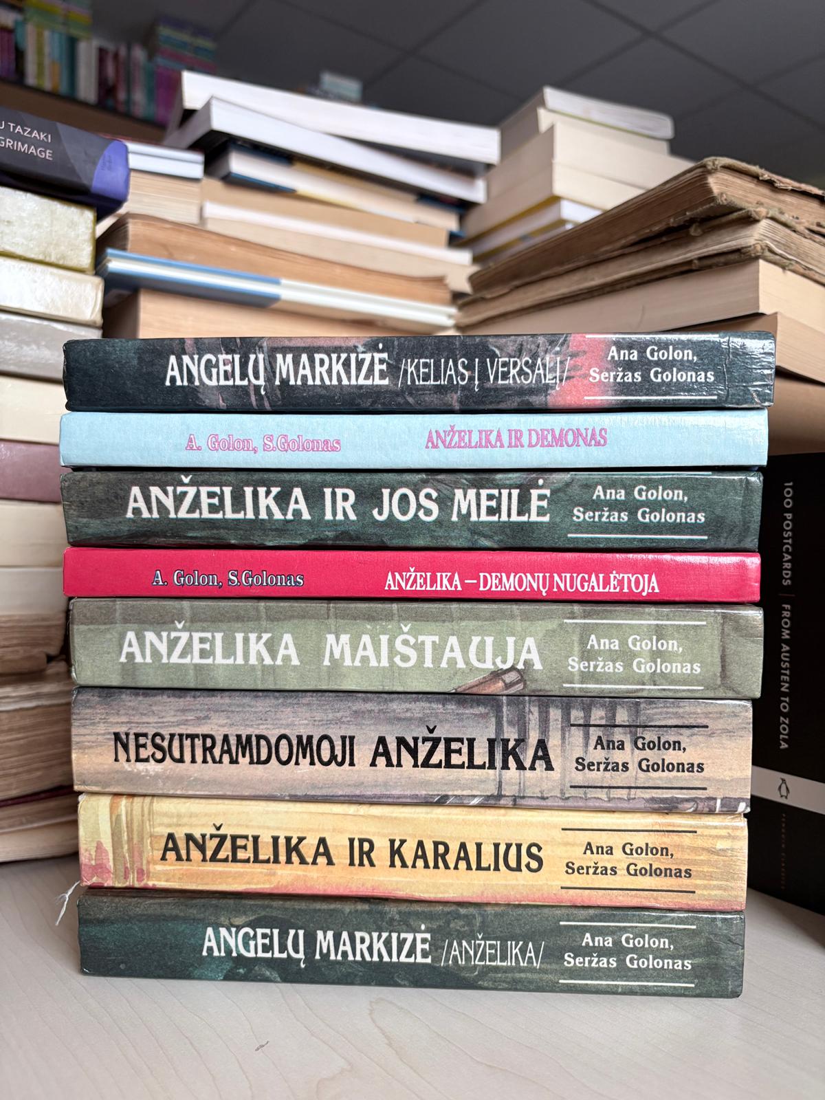 Ana Golon Seržas Golonas knygų rinkinys