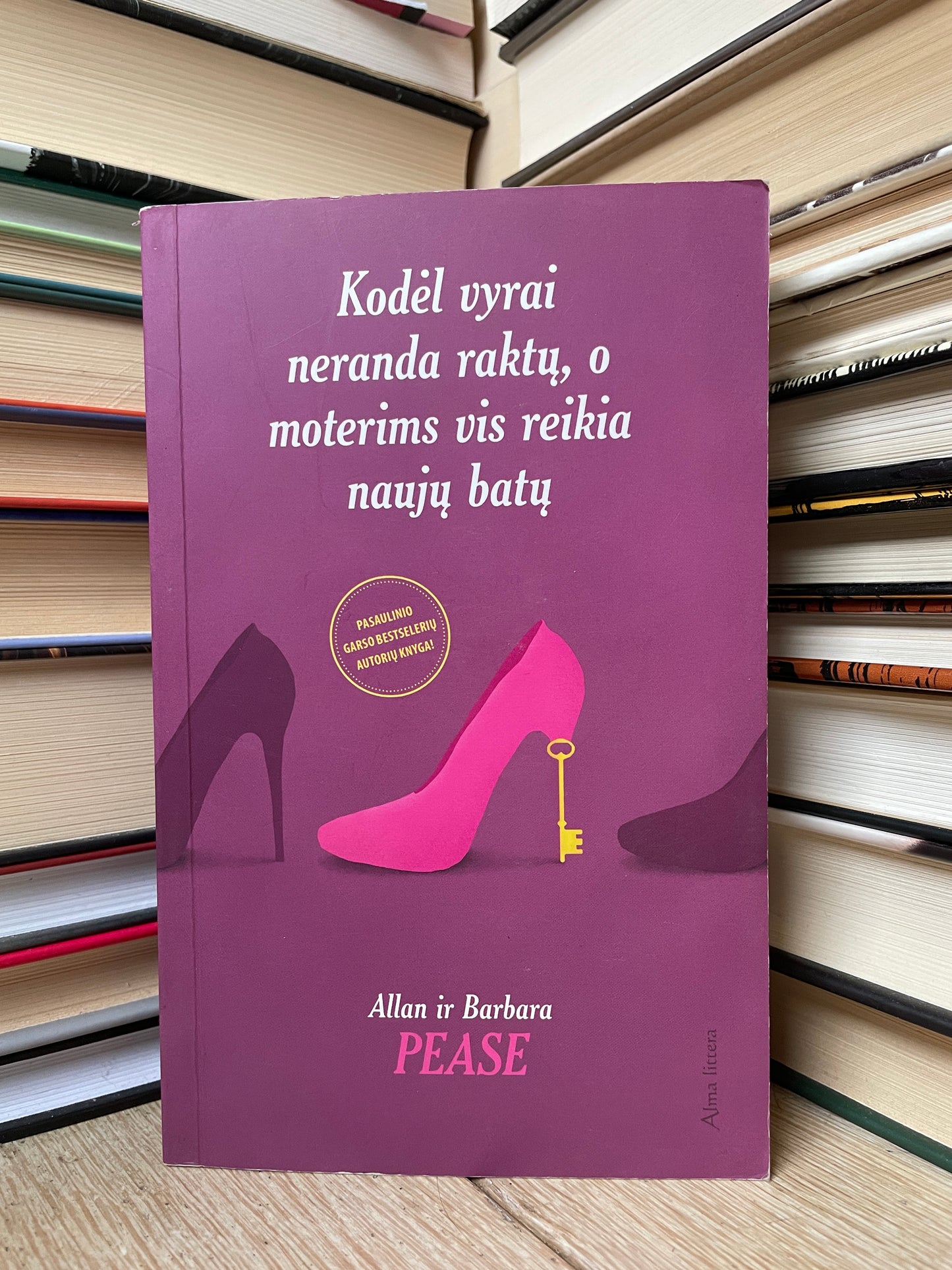 Allan ir Barbara Pease - ,,Kodėl vyrai neranda raktų, o moterims vis reikia naujų batų"
