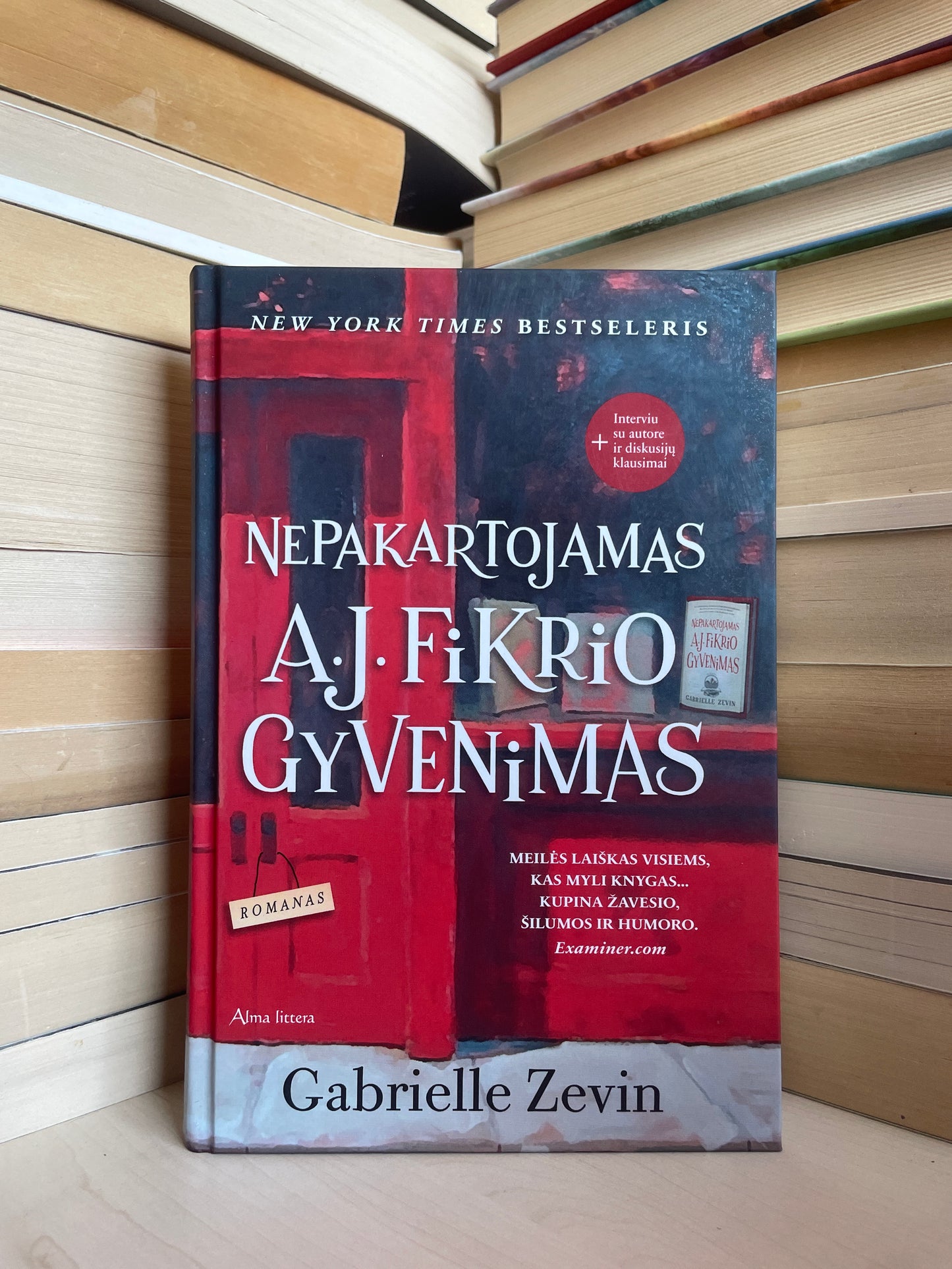 Gabrielle Zevin - ,,Nepakartojamas A. J. Fikrio gyvenimas"