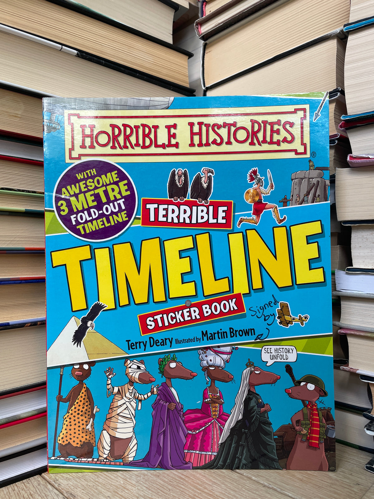Horrible Histories Terrible Timeline Sticker Book – LIBRIS