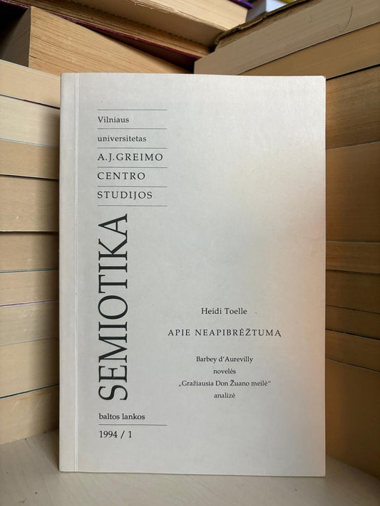 Heidi Toelle - ,,Apie neapibrėžtumą"