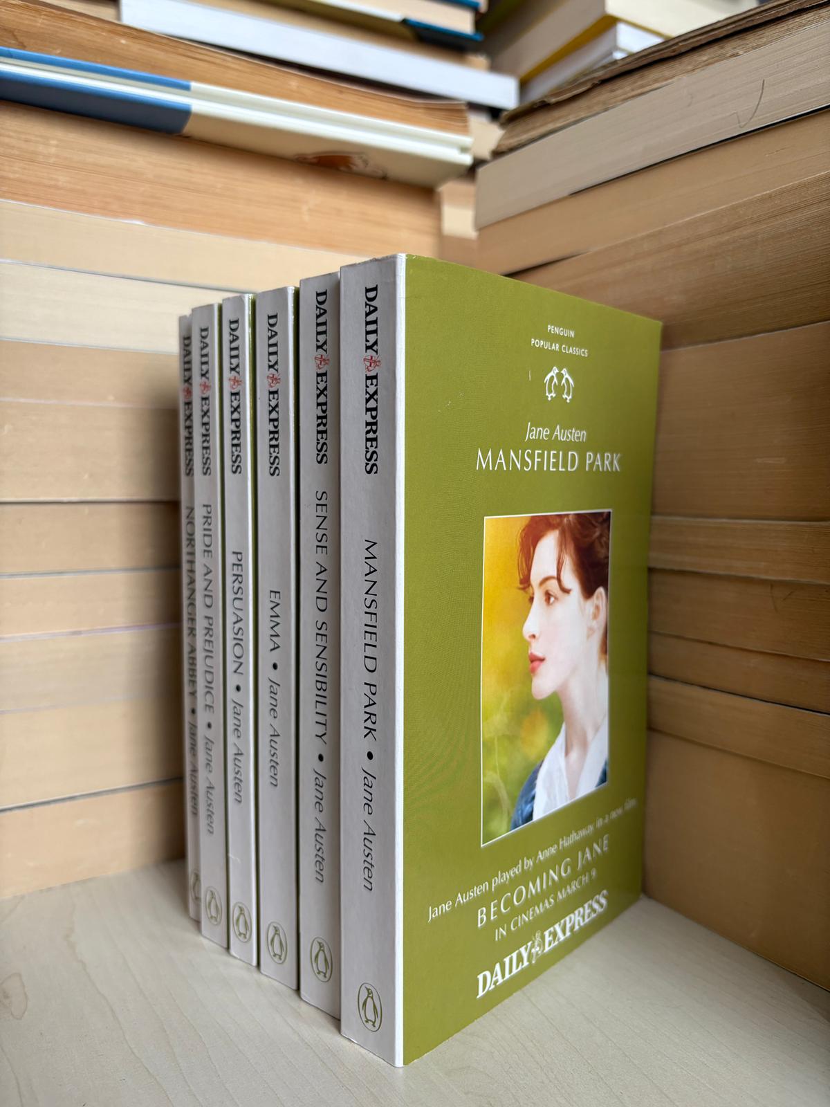 Jane Austen knygų rinkinys